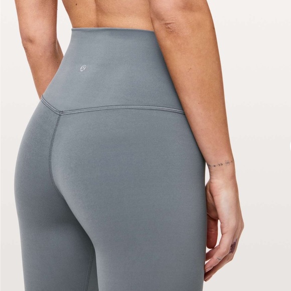 Lululemon Align Pant 28" Steam Blue 8 W5BOBS Nulu High Rise Leggings Yoga Gym - Picture 3 of 16